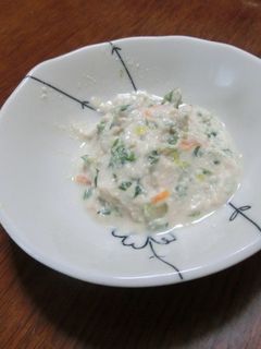 セロリの葉っぱの白和え-レシピのメイン写真
