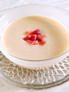 桃の冷製スープ(介護食)-レシピのメイン写真