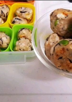 えだまめとひじきの鶏団子 濃味ver-レシピのメイン写真