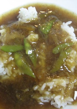 絶品☆牛蒡のすりおろしあんかけご飯-レシピのメイン写真