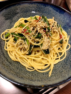 ほうれん草とえのきのピリッと和風パスタ-レシピのメイン写真