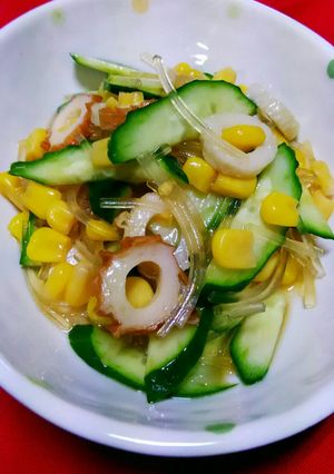 春雨と彩り野菜の中華風サラダ！-レシピのメイン写真