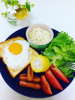 簡単もりもり朝ごはん-レシピのメイン写真