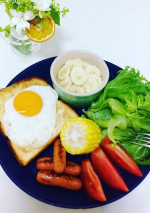 簡単もりもり朝ごはん-レシピのメイン写真