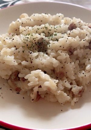 炊飯器で！ビーフガーリックライス:-)-レシピのメイン写真