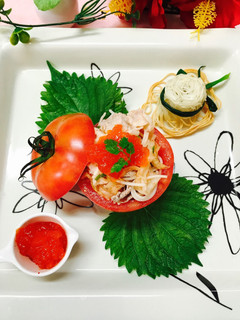 そうめんとキムチの和え物-レシピのメイン写真