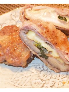 簡単★ジューシー♪椎茸のチーズ肉巻き-レシピのメイン写真