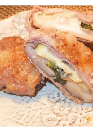 簡単★ジューシー♪椎茸のチーズ肉巻き-レシピのメイン写真