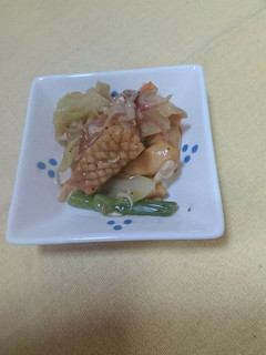イカと野菜のバター醤油炒め-レシピのメイン写真