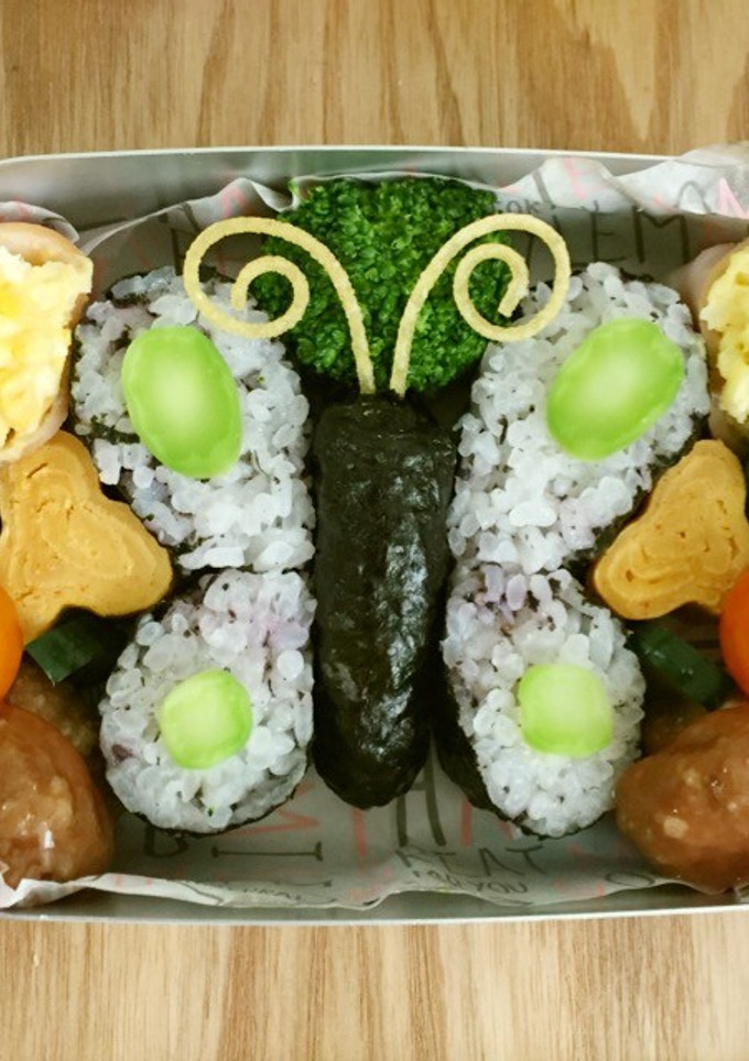 海苔巻きで簡単かわいい蝶ちょ弁当✨-レシピのメイン写真