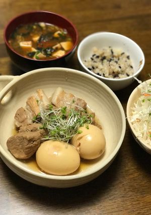 時短 煮込み30分 短い時間で豚の角煮-レシピのメイン写真