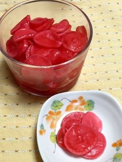 ラディッシュの甘酢漬け-レシピのメイン写真