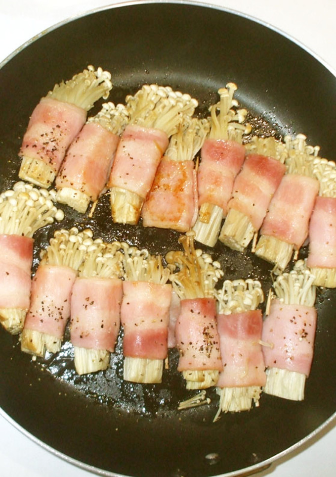 エノキのベーコン巻き♪簡単-レシピのメイン写真