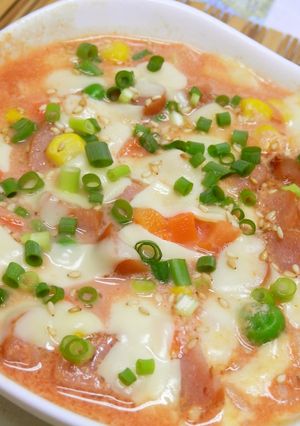 レンチン♥カップでチーズリゾット-レシピのメイン写真