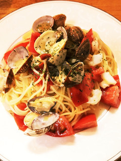 あさりとトマトの冷製パスタ-レシピのメイン写真