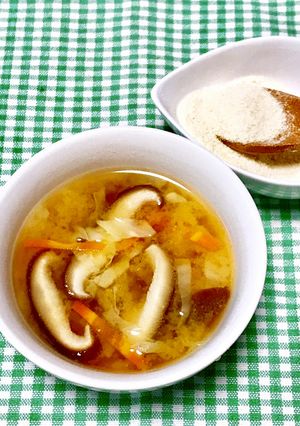 お味噌汁にもおから～♪(スープにも)-レシピのメイン写真