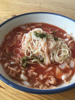 野菜ジュースで作るイタリアン素麺-レシピのメイン写真