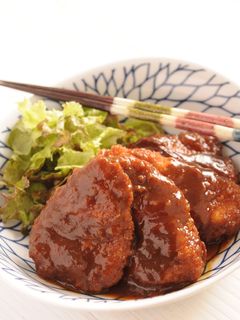 こだわりのデミグラスでデミカツ♪-レシピのメイン写真