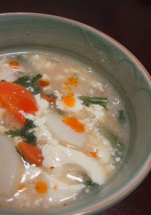 とろ～り熱々根菜たっぷりスープ-レシピのメイン写真