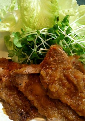 リンゴが入ったフルーティー☆ポークソテー-レシピのメイン写真