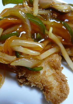 タラのフライの野菜甘酢あんかけ-レシピのメイン写真