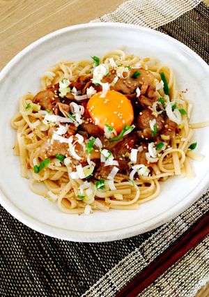 讃岐orそうめんの油そば風-レシピのメイン写真