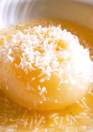 新玉ねぎのチキンスープ煮（介護食）-レシピのメイン写真