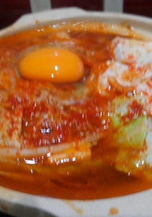 インスタント味噌ラーメンで簡単チゲ！-レシピのメイン写真
