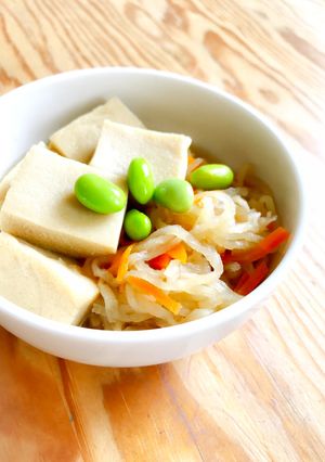 高野豆腐と切干し大根の煮もの-レシピのメイン写真