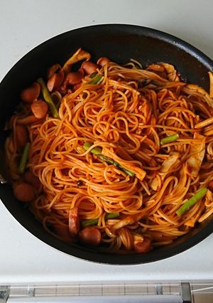 簡単トマトパスタ-レシピのメイン写真