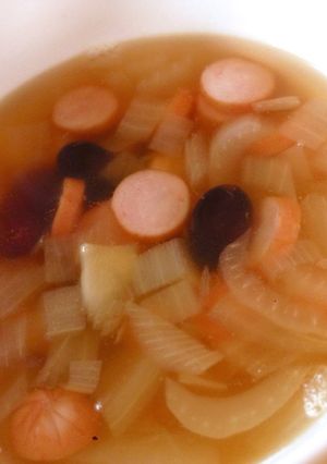 ほっこりお豆とポークウインナーのスープ-レシピのメイン写真