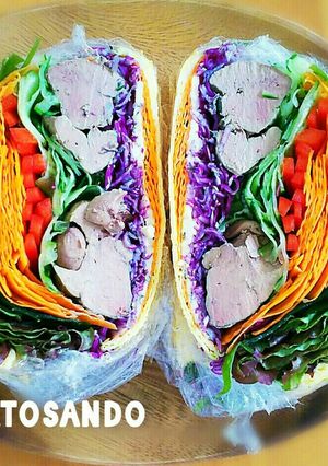 パン無しサンドイッチ♥ダイエットに♥-レシピのメイン写真