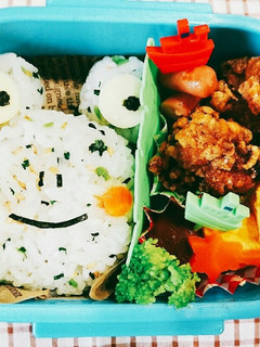 弁当*幼稚園*カエル*梅雨-レシピのメイン写真