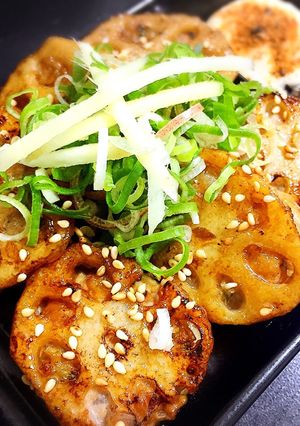 節約！お弁当やおつまみに蓮根はさみ焼き♡-レシピのメイン写真