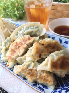 簡単ヘルシー♡こんがりニラ餃子&水餃子-レシピのメイン写真