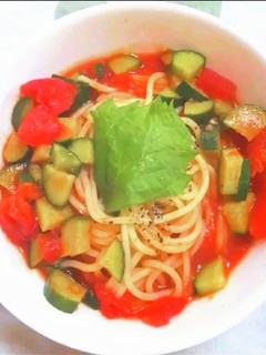 ガスパチョパスタ-レシピのメイン写真
