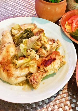 シンプルで美味しい！手羽の塩オニオン煮-レシピのメイン写真
