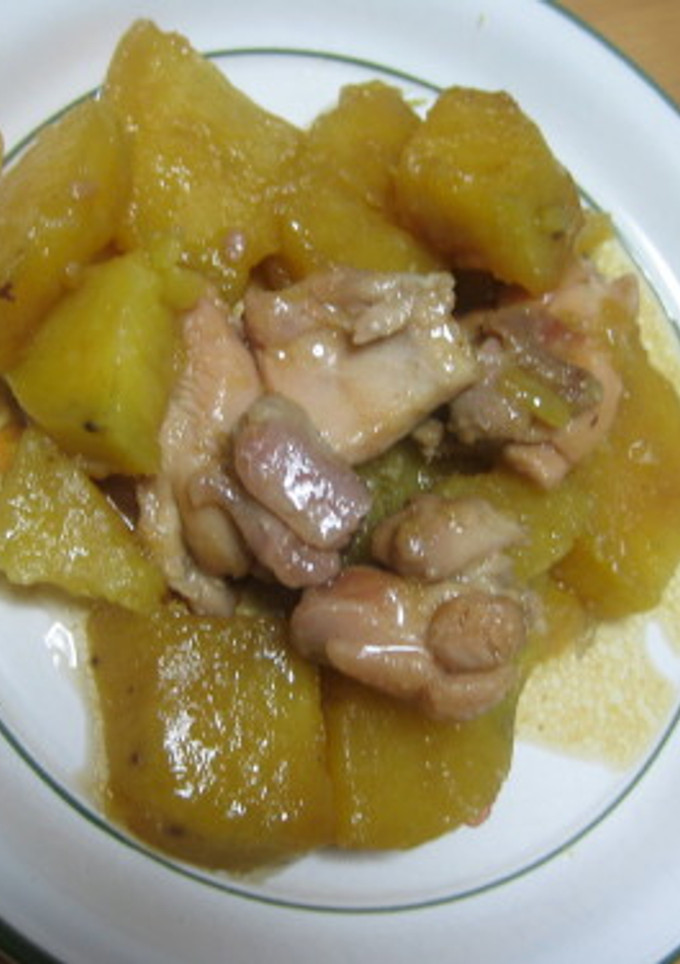 さつまいもと鶏肉の煮物-レシピのメイン写真