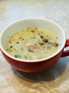 長いもで♪とろ〜りミルクスープ-レシピのメイン写真