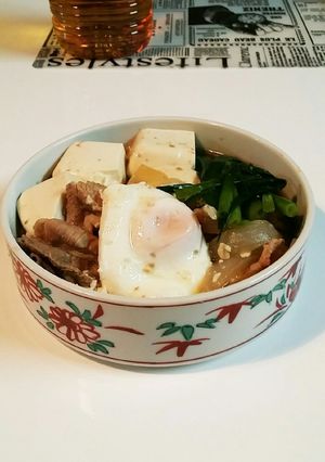 やっぱり大好き豚肉の肉豆腐　人気検索-レシピのメイン写真