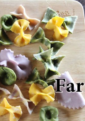 カラフル　生パスタの作り方-レシピのメイン写真