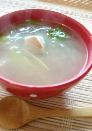 風邪に効く！中華風チキンスープ-レシピのメイン写真
