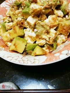 アボカドとクリームチーズのおかか和え!-レシピのメイン写真