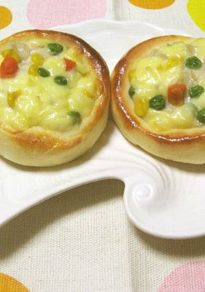キャンベルクラムチャウダーパン♪-レシピのメイン写真