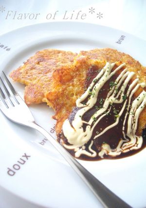野菜入り♪ご飯とチーズのカリカリガレット-レシピのメイン写真