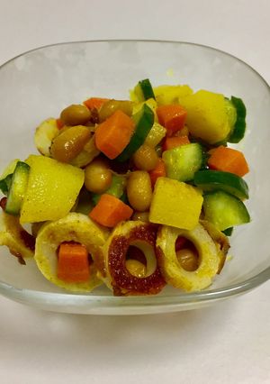 懐かしいカレー味！インディアンサラダ☆-レシピのメイン写真