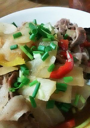 豚肉と大根の炒め物-レシピのメイン写真