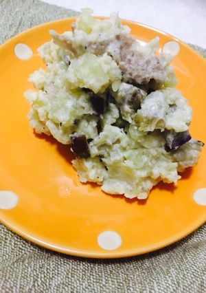 豚肉となすのポテトサラダ-レシピのメイン写真