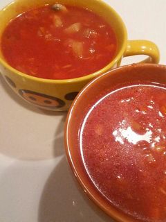 *野菜ジュースでコク増しミネストローネ*-レシピのメイン写真