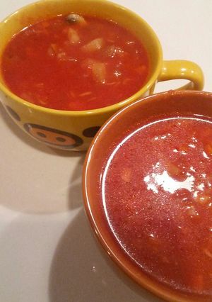 ＊野菜ジュースでコク増しミネストローネ＊-レシピのメイン写真